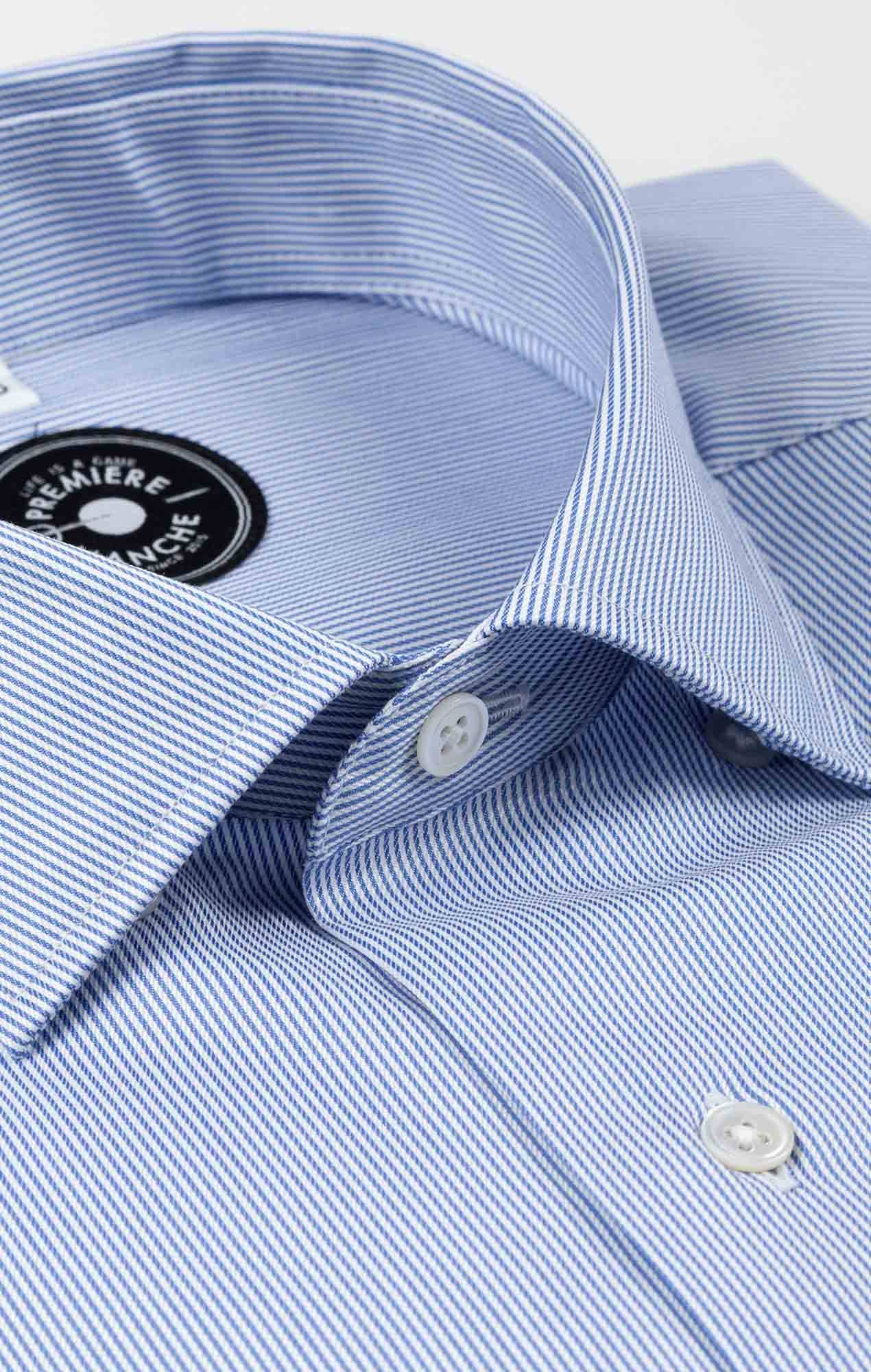 Chemise rayée bleue Home