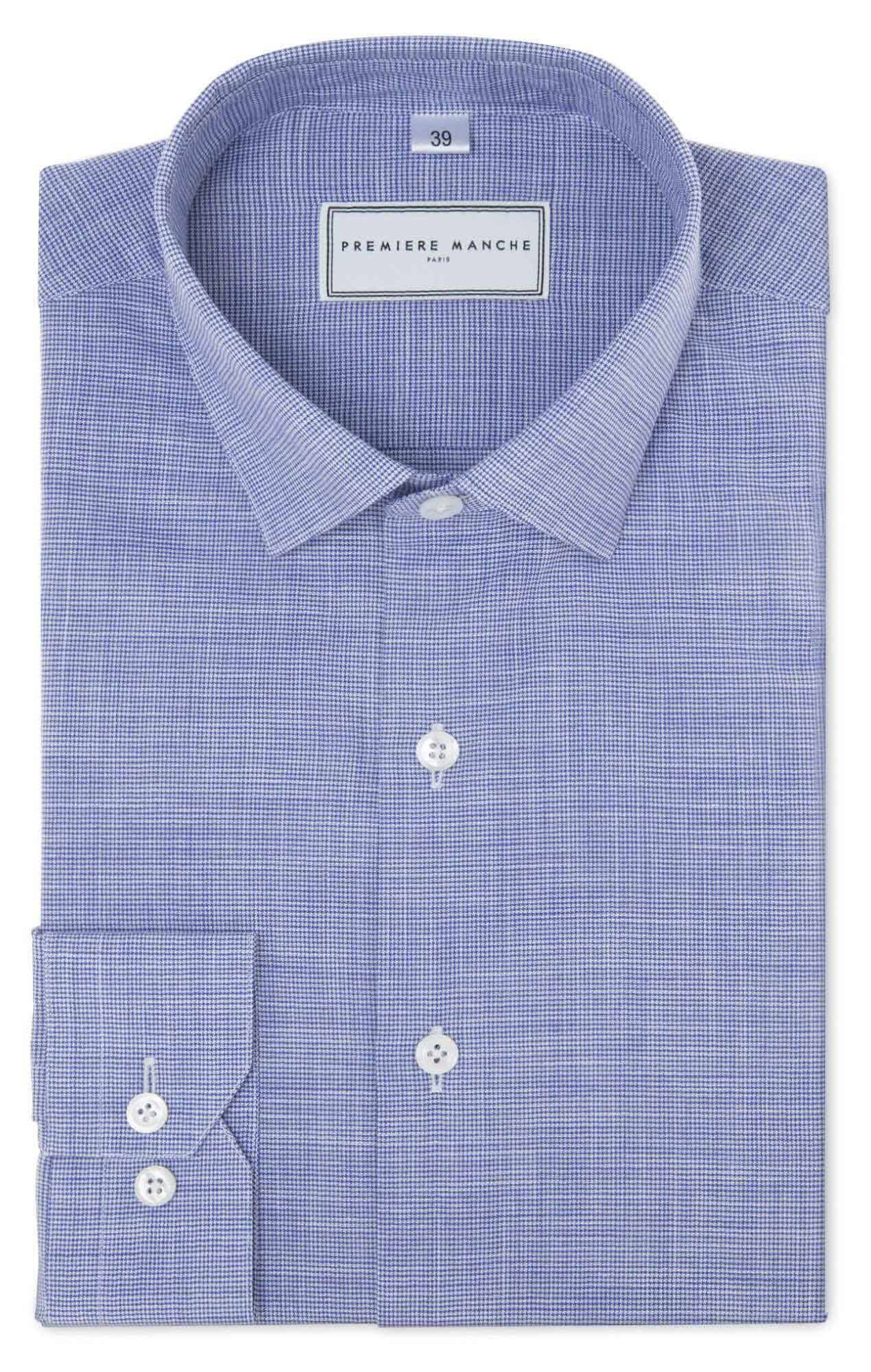 Blue faux-uni chambray