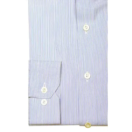Chemise bleue milleraies Chemises Hommes
