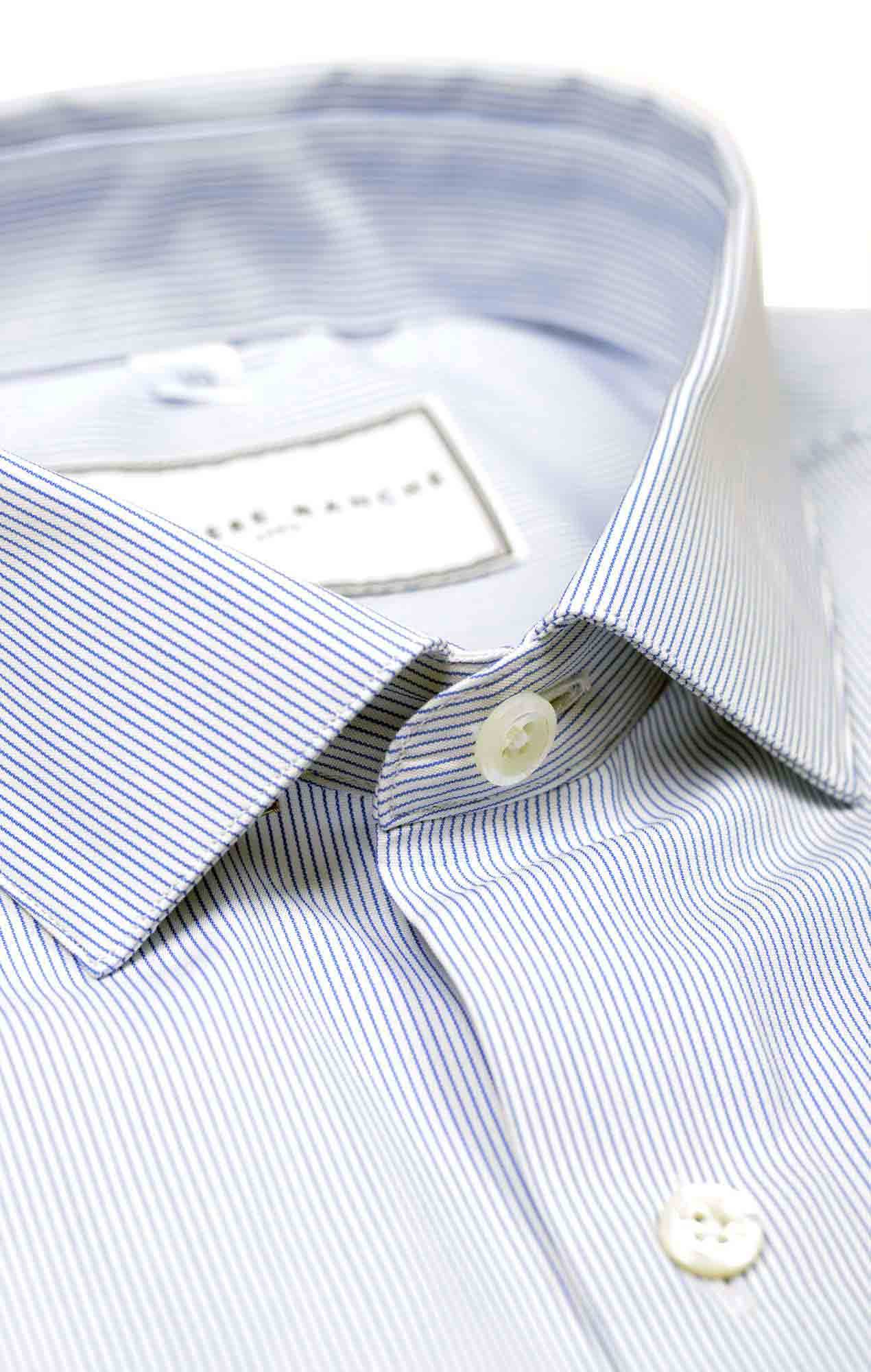 Chemise bleue milleraies Chemises Hommes