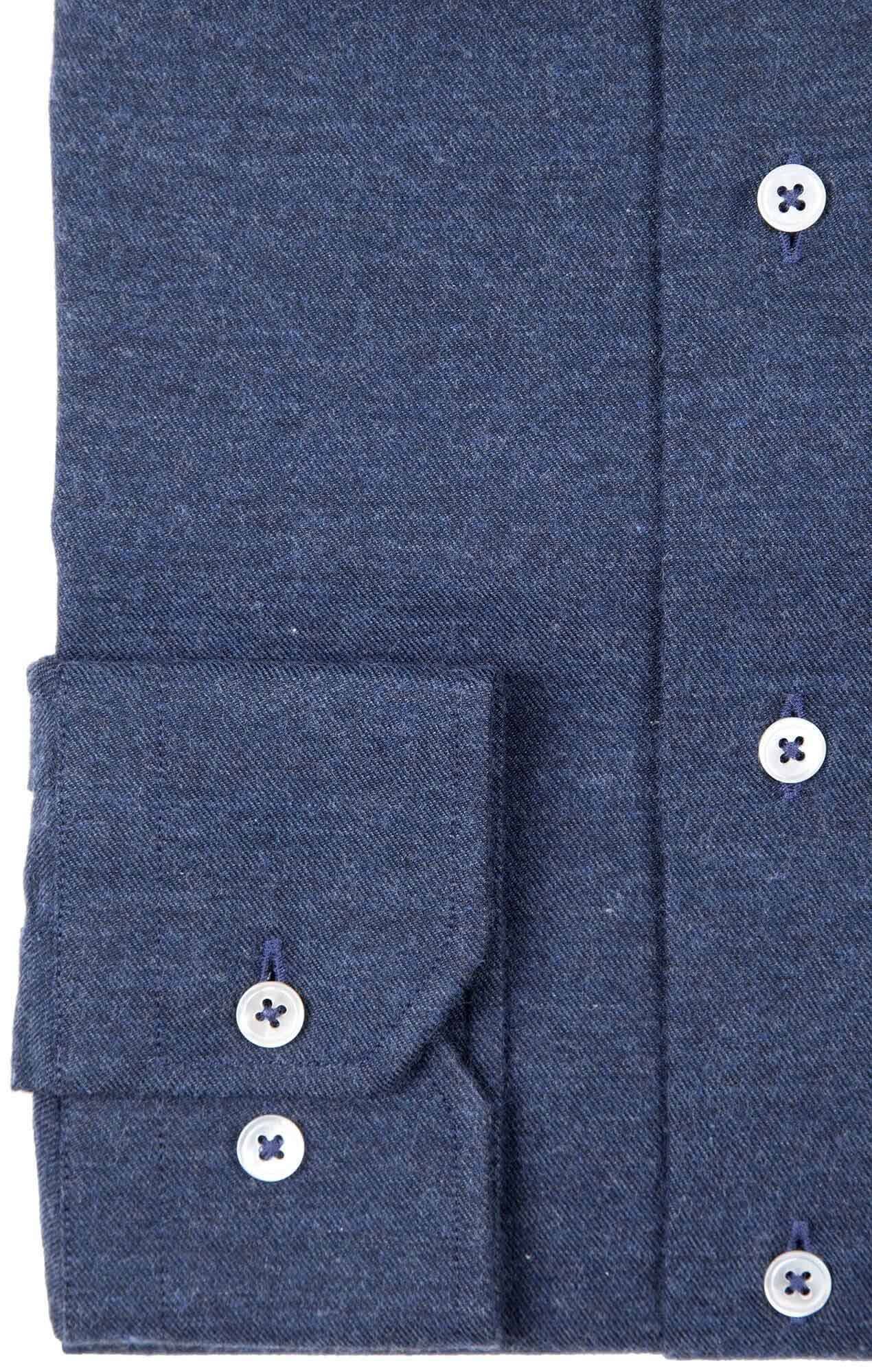 Chemise flanelle bleue foncé - très douce Chemises Hommes