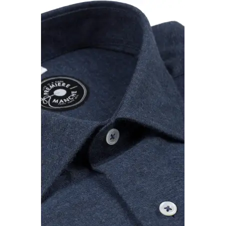 Dark blue flannel shirt