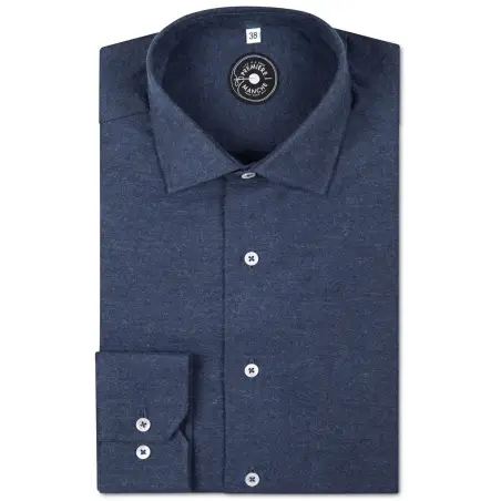 Dark blue flannel shirt