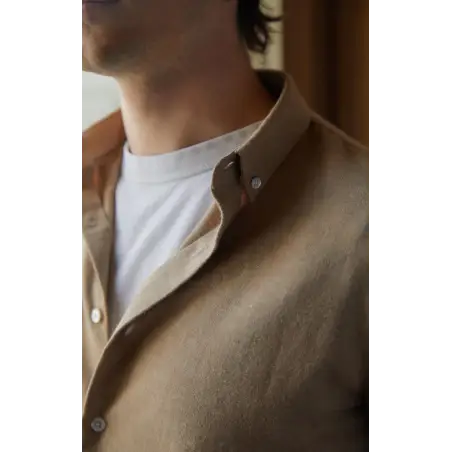 Beige flanel shirt