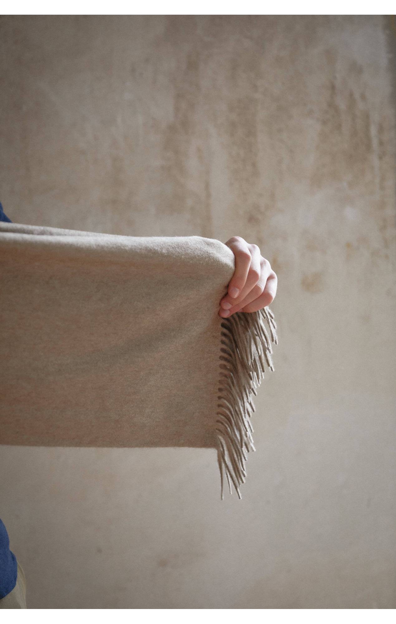 Evan scarf - Beige cashmere