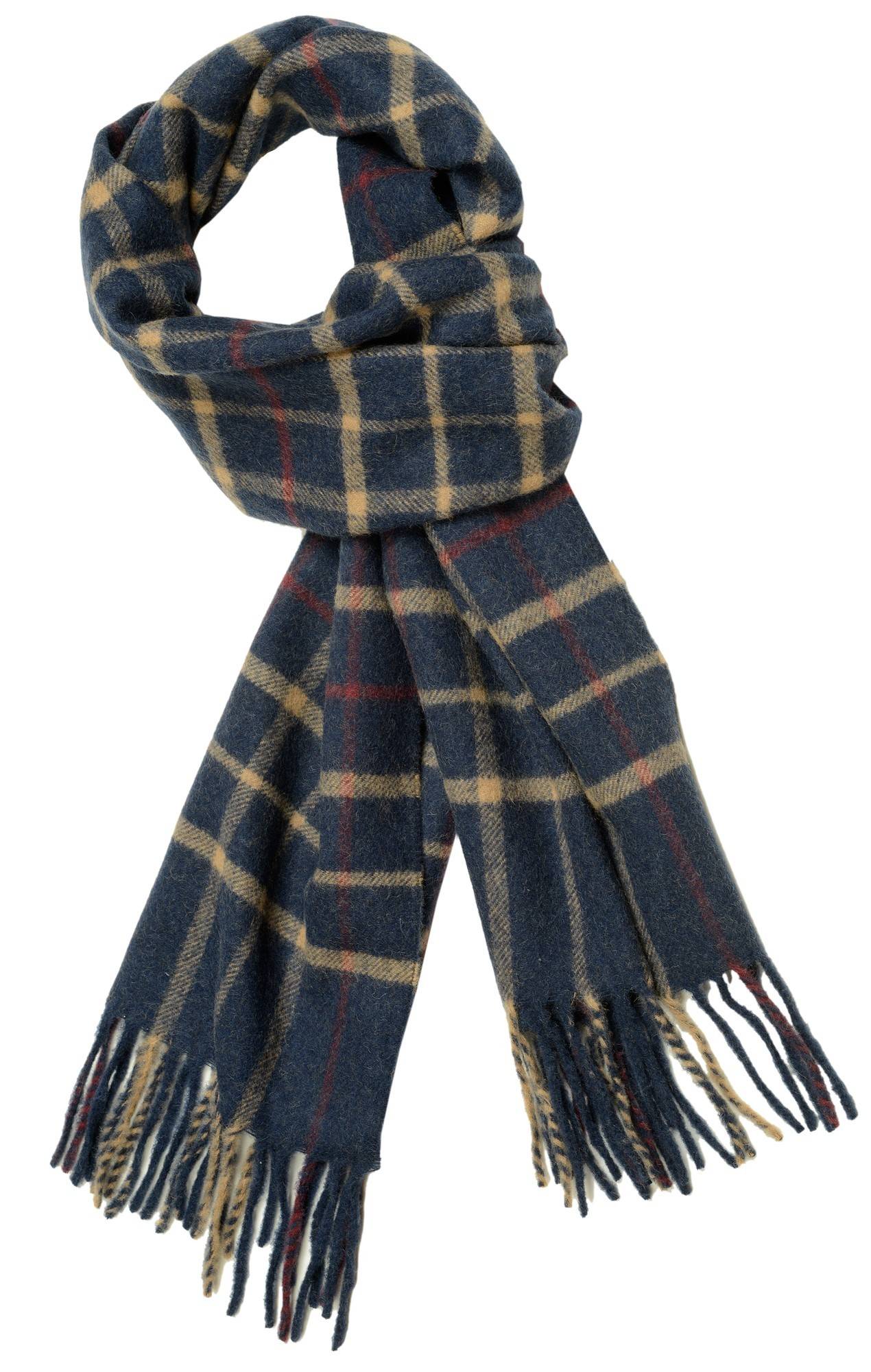 Tom scarf - Navy & beige