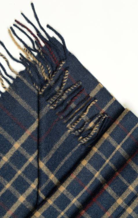Tom scarf - Navy & beige