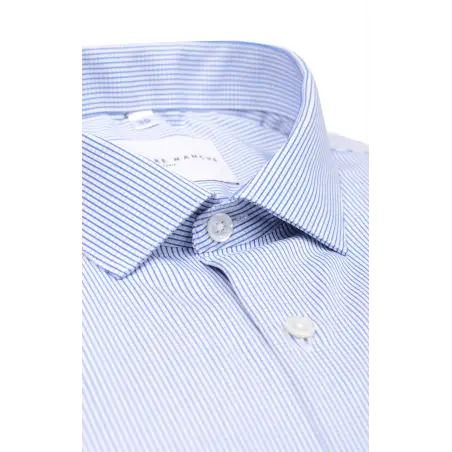 Col chemise carreaux popeline