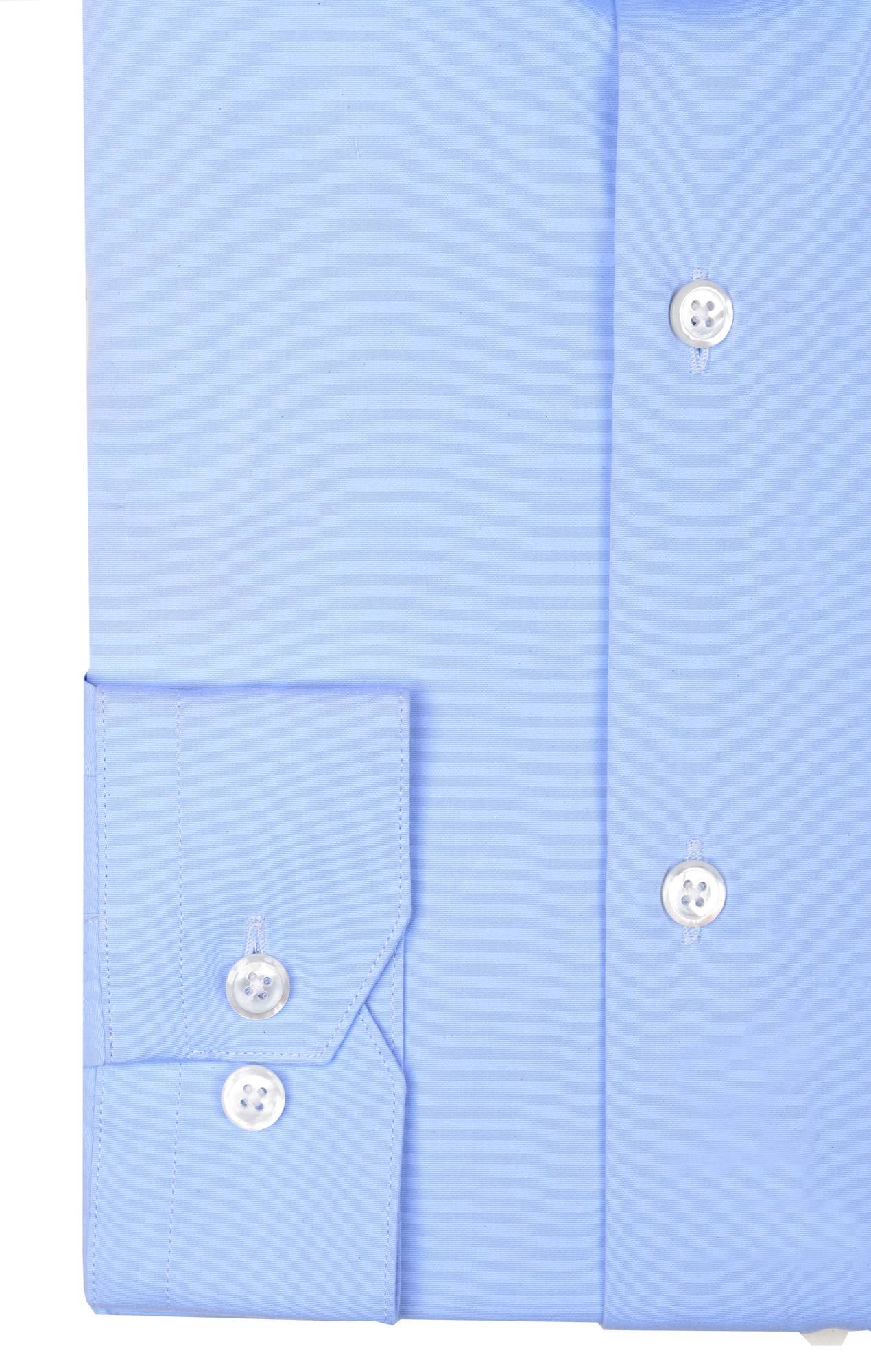 Chemise popeline bleu