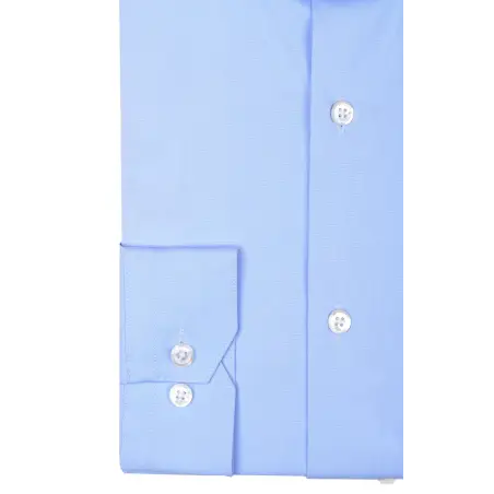 Chemise popeline bleu