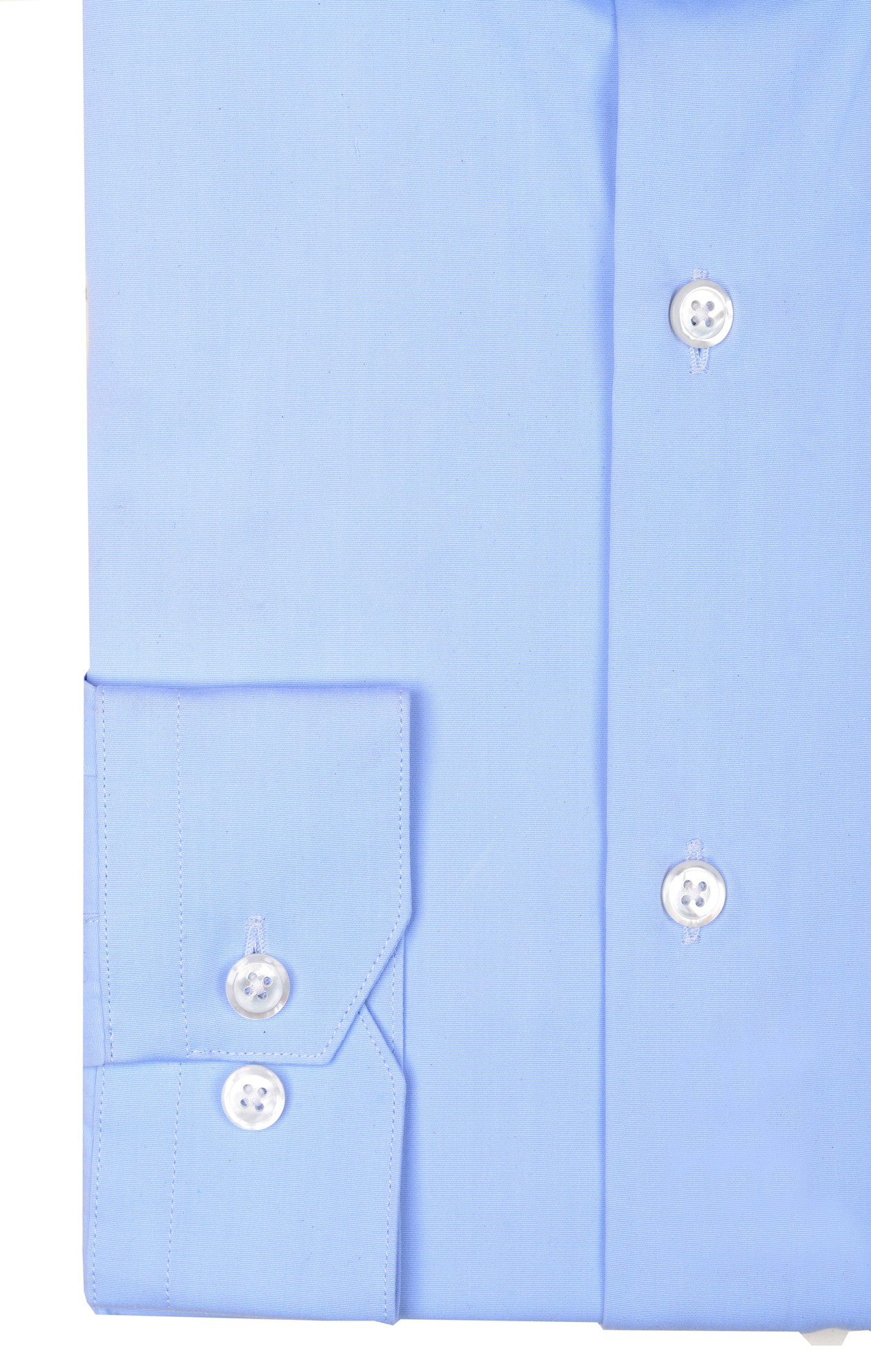 Chemise popeline bleu