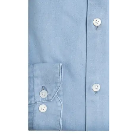 Light blue denim casual shirt