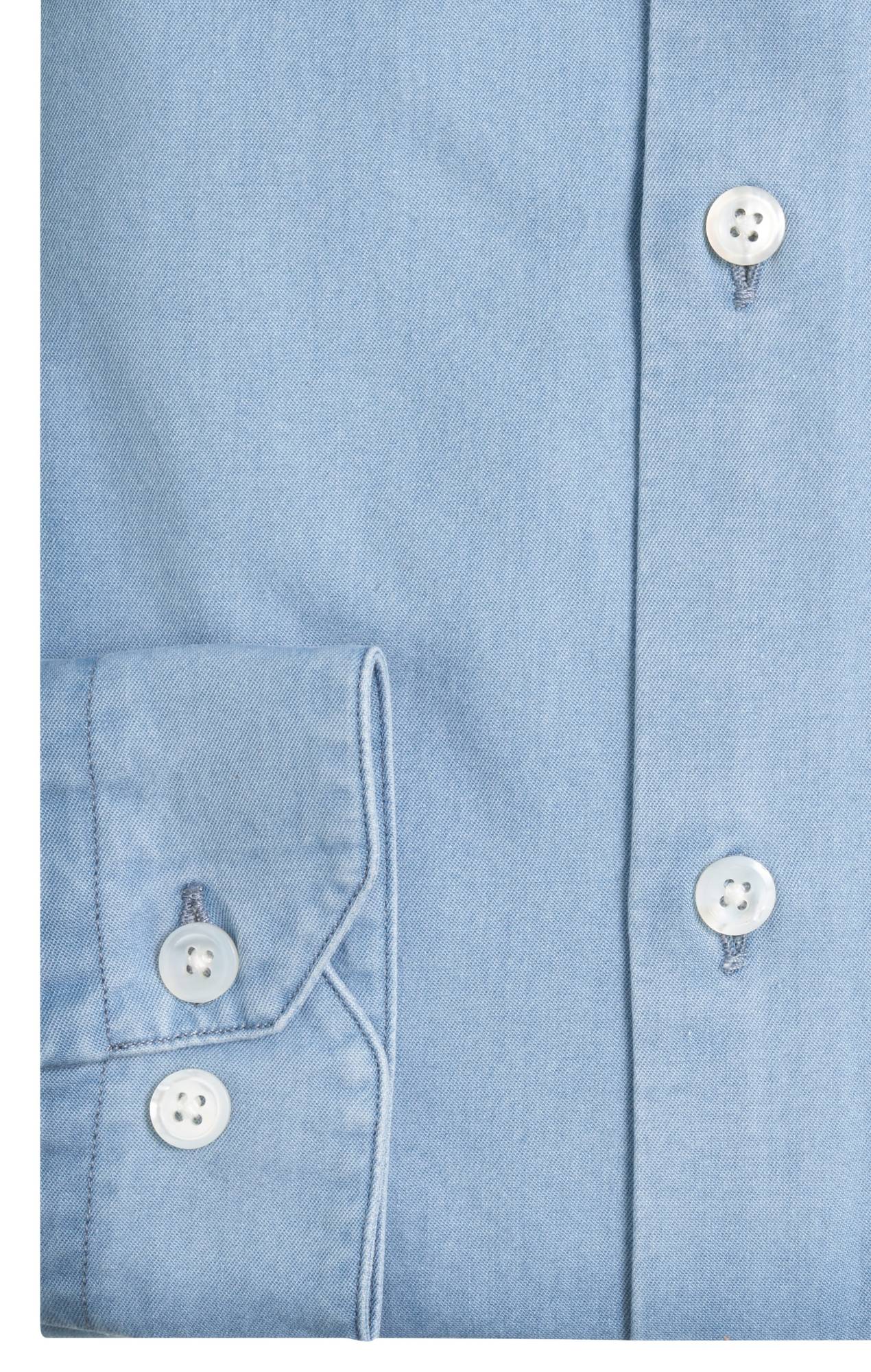 Denim shirt - Officer collar