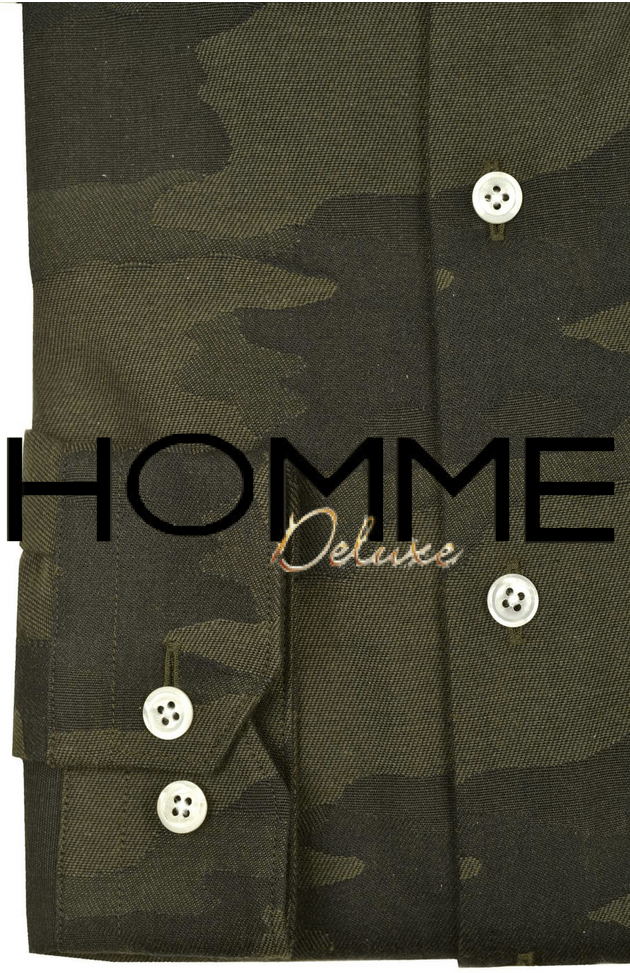 Homme Deluxe — Premiere Manche camouflage japonais coton 100% sans plastique