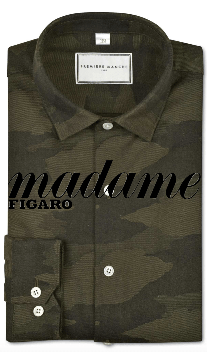 Madame Figaro — Premiere Manche chemise Europe sans plastique camouflage japonais